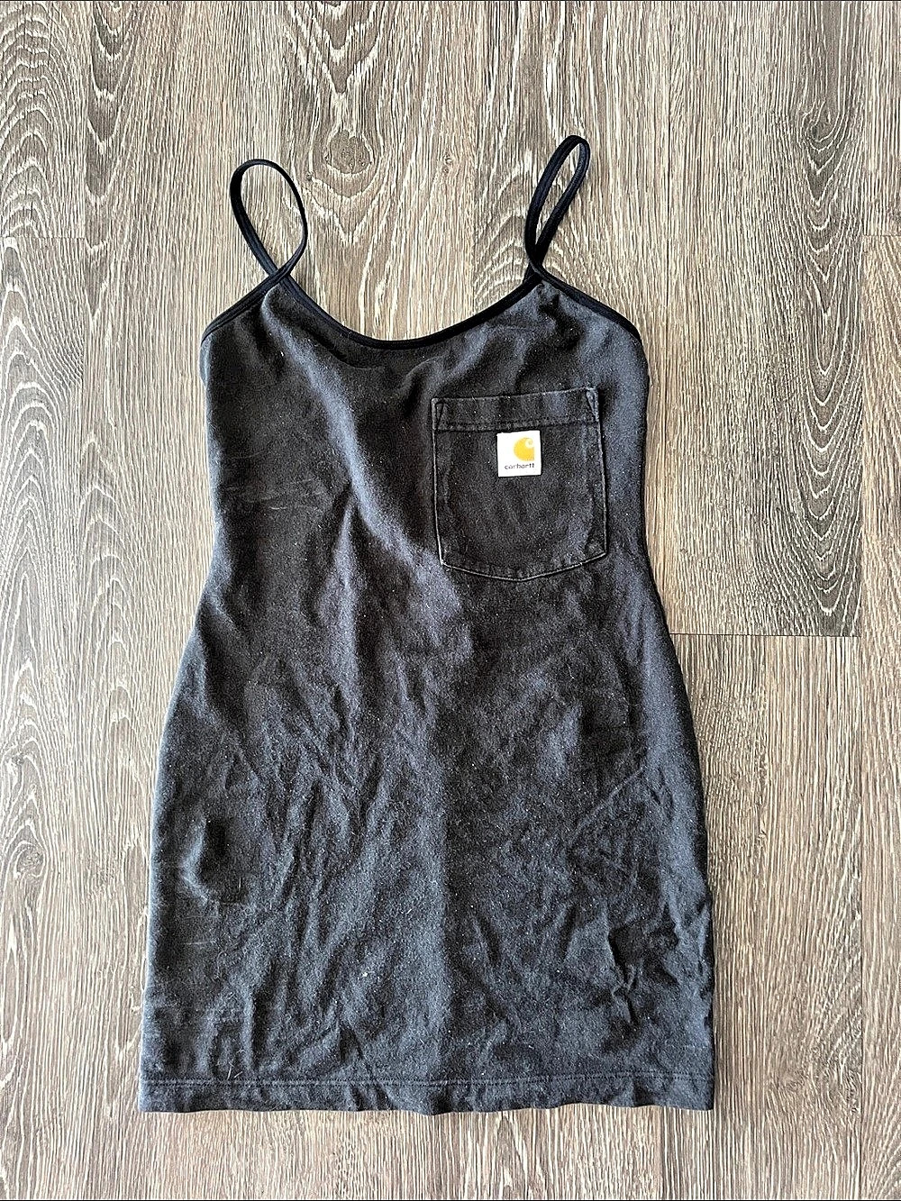 Frankie Collective Carhartt Reworked Carhartt T-Shirt Mini Dress Black